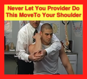 Terrible Chiropractic Shoulder Adjustment